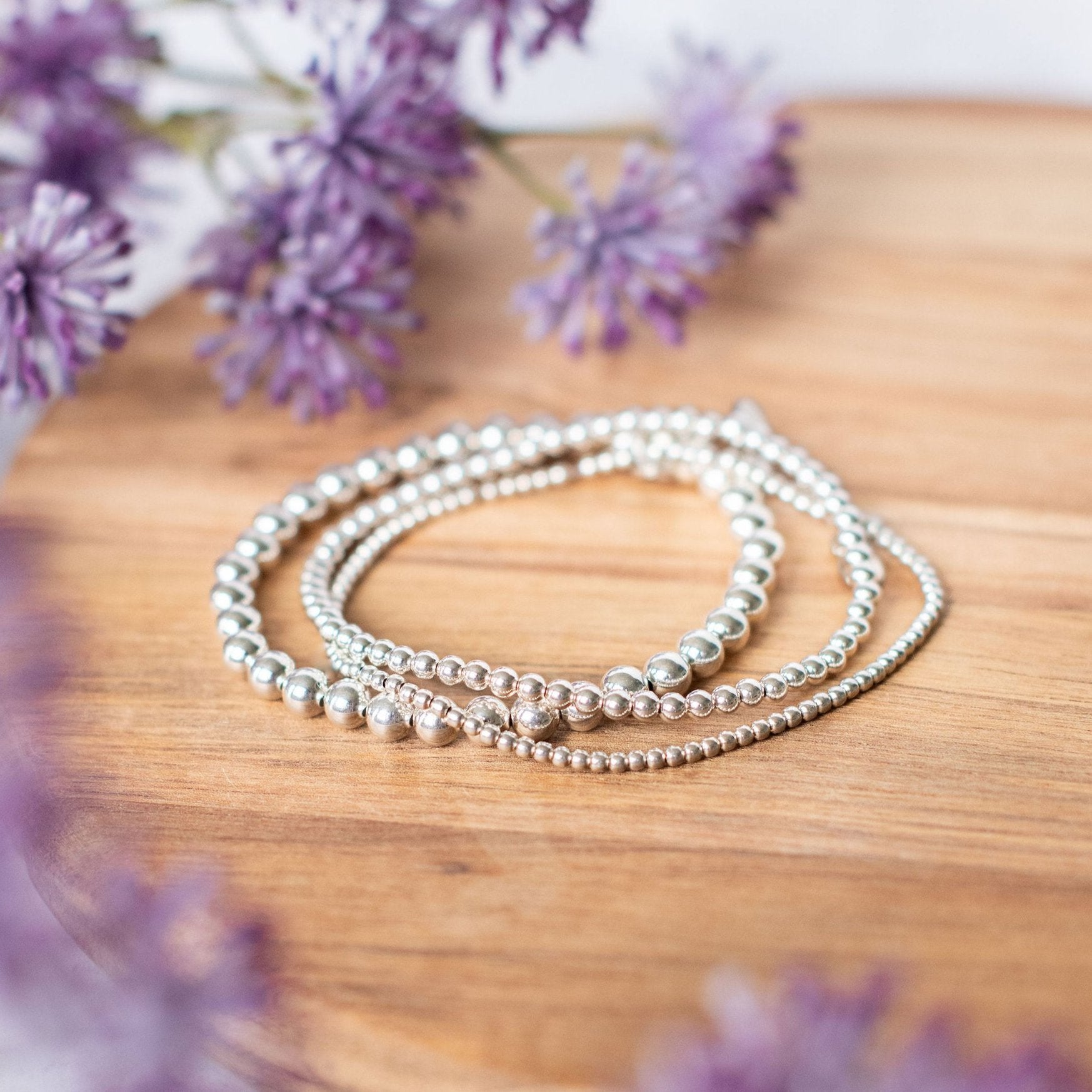 Modern Princess Silver Bracelet ~ 3mm