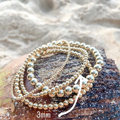 My Queen Gold Bracelet ~ 3mm