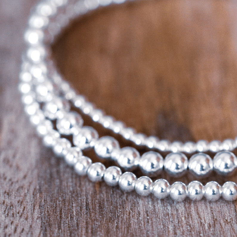 Modern Princess Silver Bracelet ~ 3mm